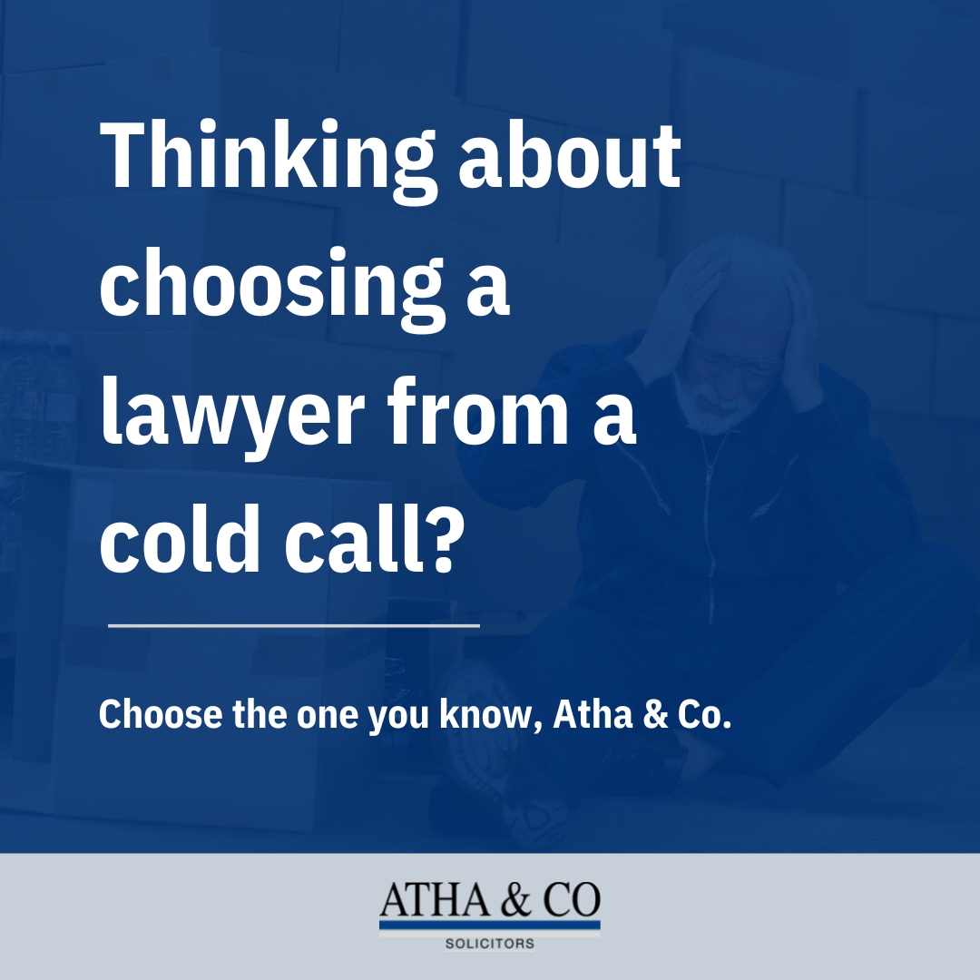 Thinking about choosing a solicitor from a cold call?