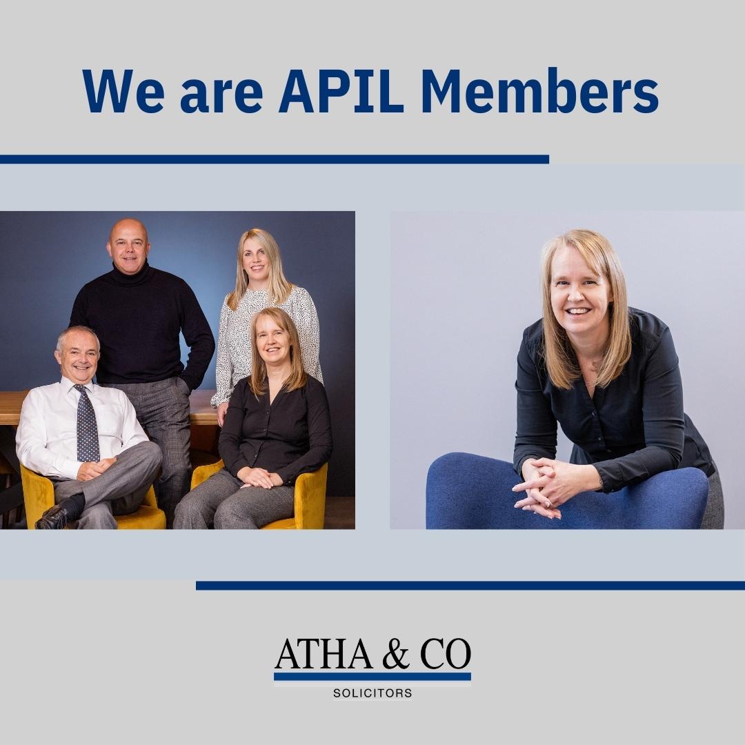 Proud to be members of the Association of Personal Injury Lawyers