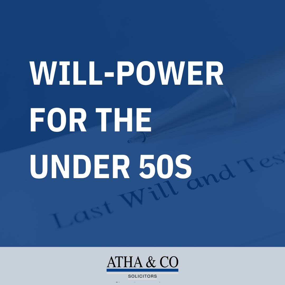 Urging the under 50s to make a will